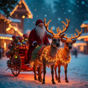 Beleuchtungen für den Weihnachstmarkt und andere Festivitäten