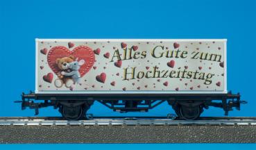 Preview: Containerwagen Hochzeitstag