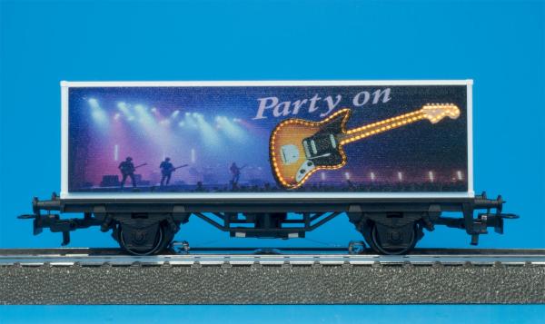 Containerwagen Party on