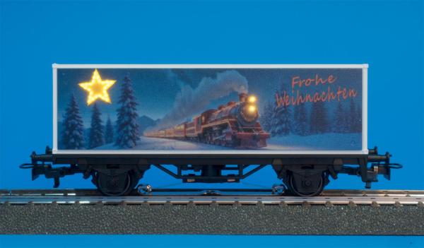 Containerwagen Weihnachten