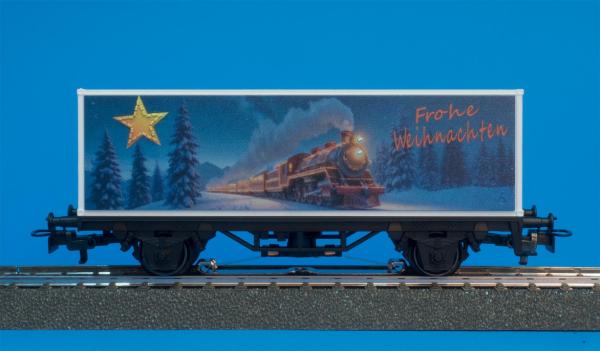 Containerwagen Weihnachten
